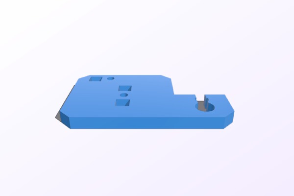 Replacement of "Z Axis Upper Holder" for SunHokey Prusa I3 3D Printer | 3d print model
