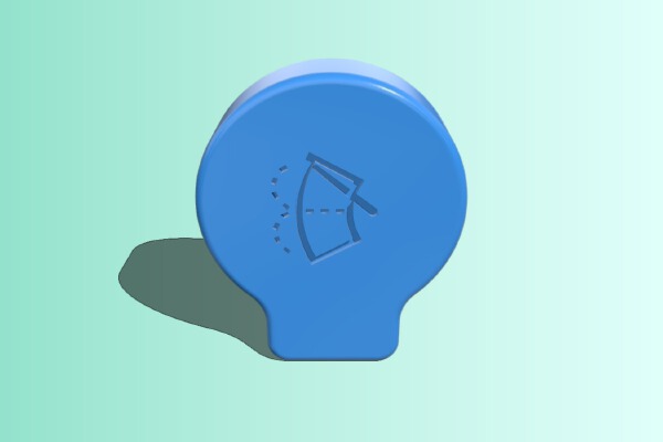 Ford Focus 2012 Windshield Washer Fluid Reservoir Cap | 3d print model
