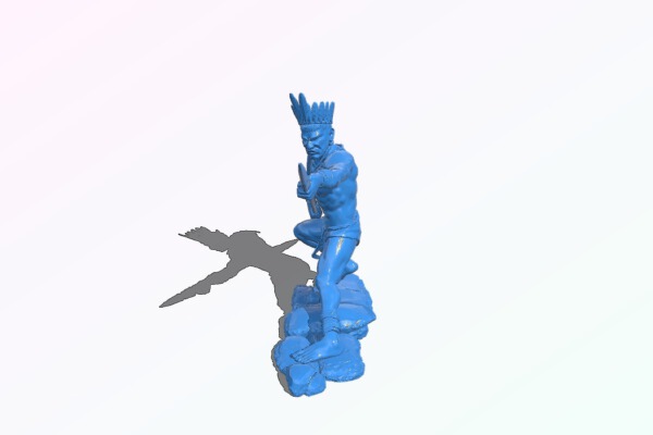 Guerreiro indigena boneco | 3d print model
