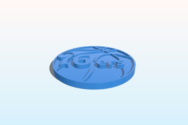 76ers Logo | 3d print model