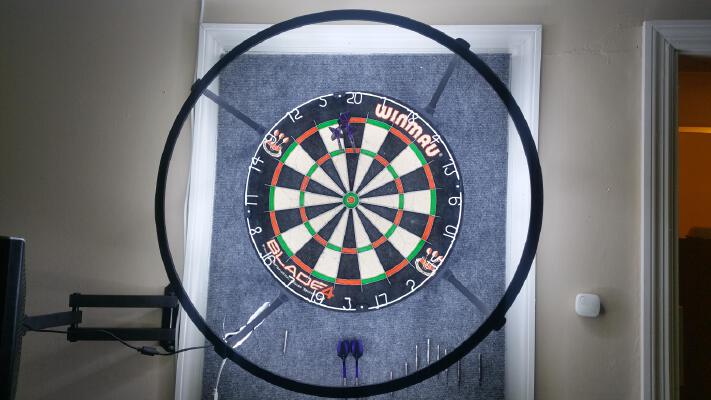 LED Dartboard Surround | 3d print model