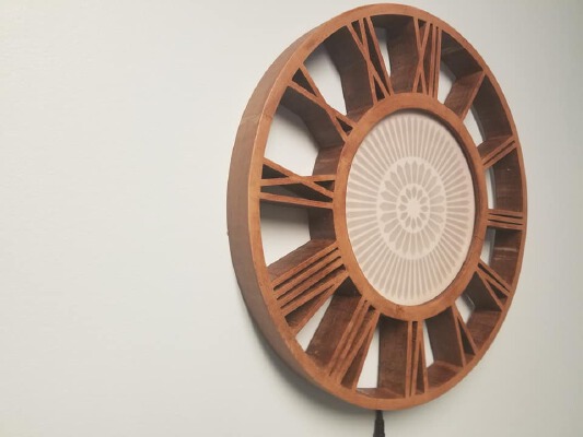 Roman Numeral NeoPixel Clock | 3d print model