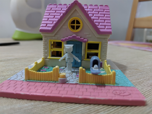 Polly Pocket 90s compatible blank doll | 3d print model