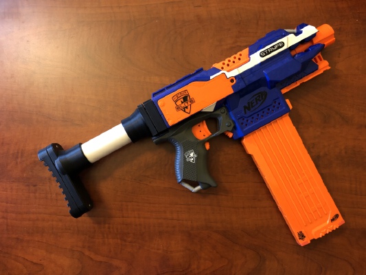 Nerf Stryfe PVC Stock Adapter | 3d print model