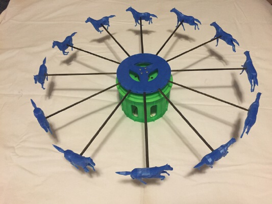 PonyTrope Adapter and Center Carousel Remix | 3d print model
