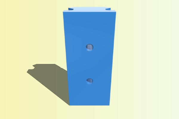 Picatinny Rail: NATO Spec with Screw Holes | 3d print model