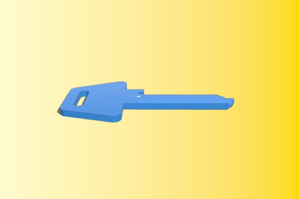 Key Template | 3d print model