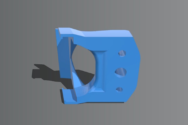 BL touch mount Discoeasy 200 | 3d print model