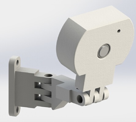 Raspicam case with 2 axis support | 3d print model