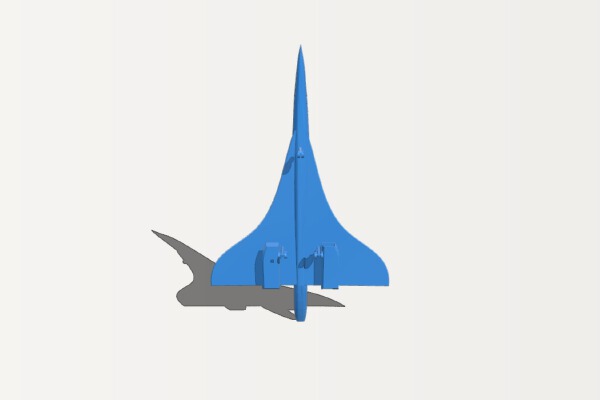 Model Concorde | 3d print model
