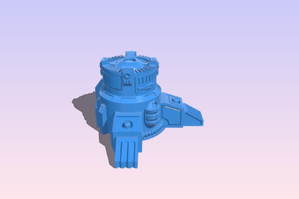 Sci-Fi Power Unit | 3d print model