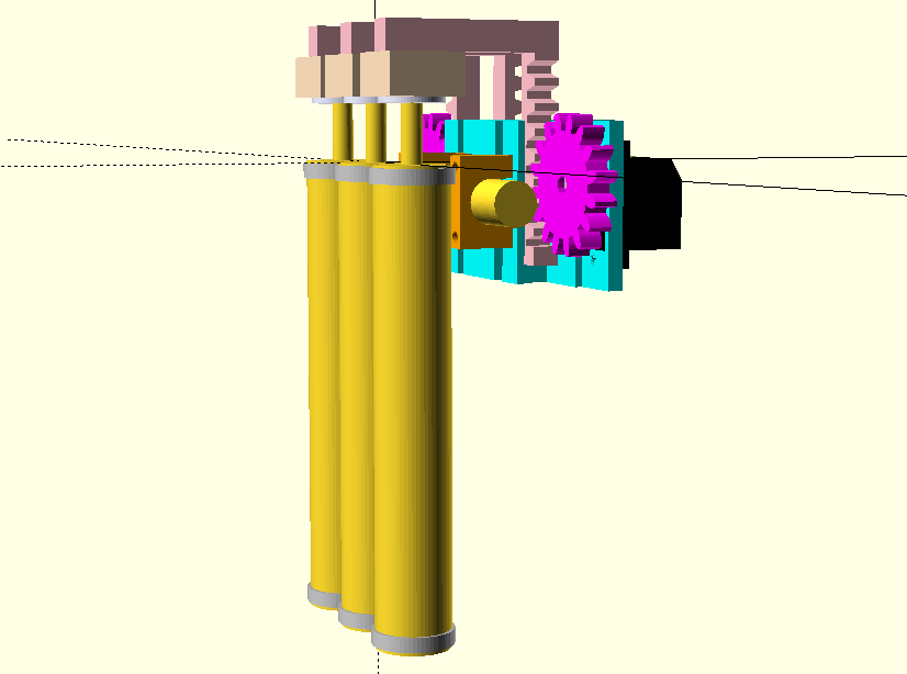 Trumpet-Playing Robot Finger Mechanism