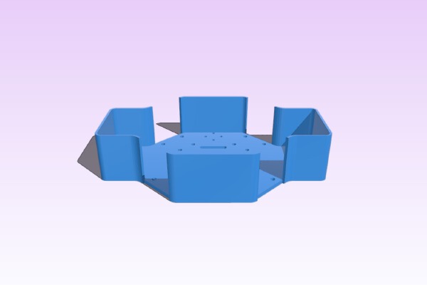 F450 Quad top plate | 3d print model