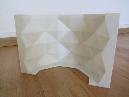 Geometric Concrete Pot Mold - Fixed Sides | 3d print model