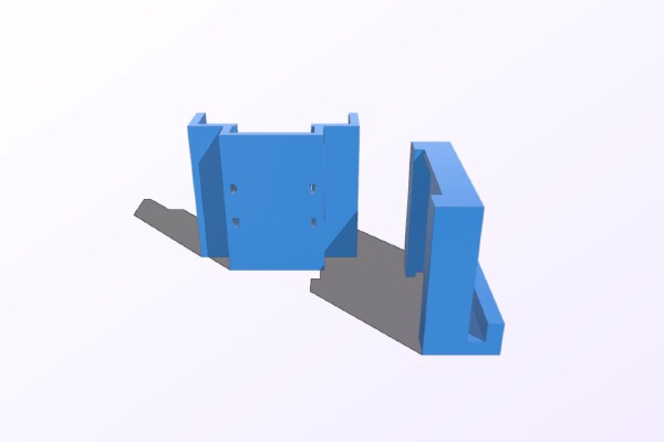 P3Steel flexible USB LED frame mount _ holder | 3d print model