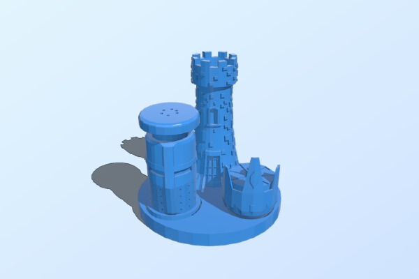 Toothpick and spice jars | 3d print model