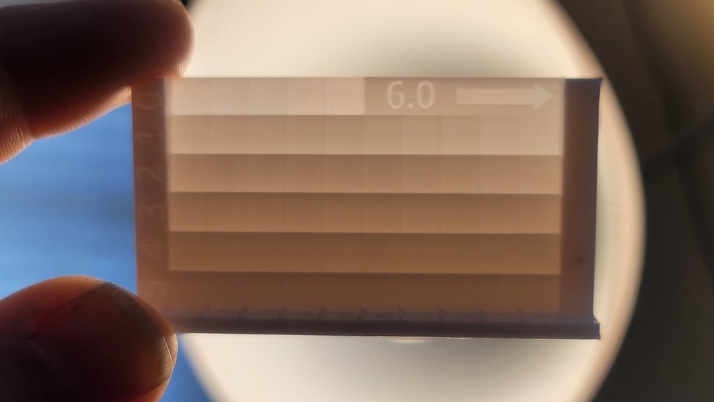 Lithophane Transparency Test