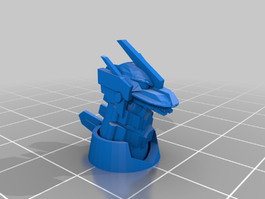 MechaGodzilla(Kiryu). In parts. | 3d print model