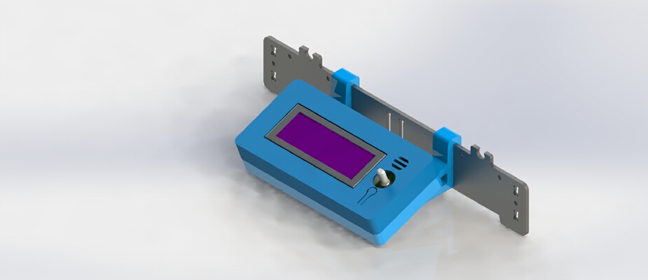 Gadgets 3D LCD case for prusa i3 steel | 3d print model