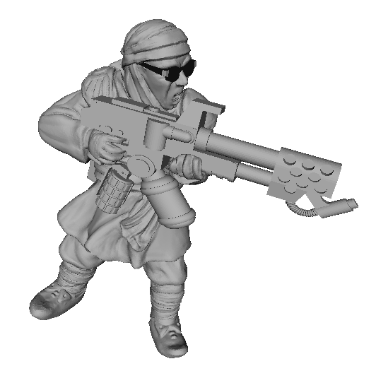 Space Bedouin with flamer