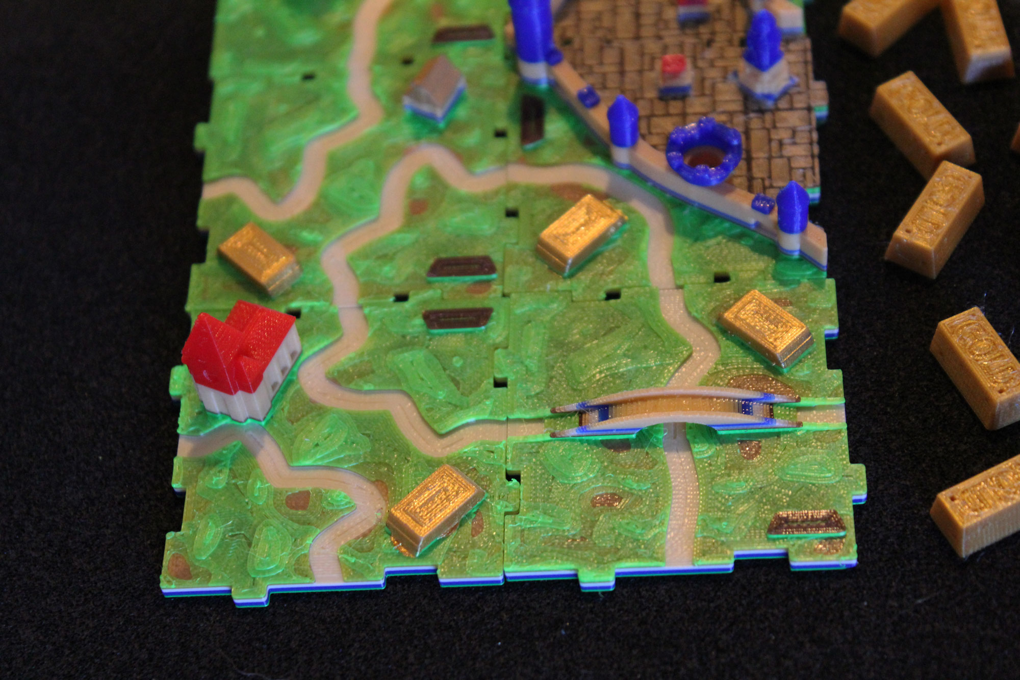 RifRaf 3D Carcassonne The Gold Mines Mini Expantion