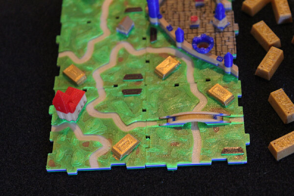 RifRaf 3D Carcassonne The Gold Mines Mini Expantion | 3d print model