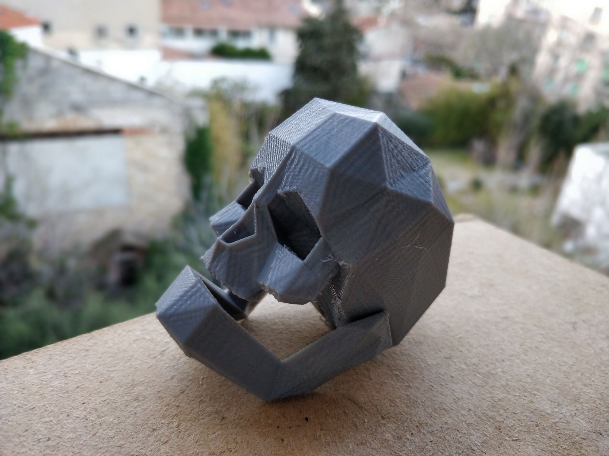 skull keychain