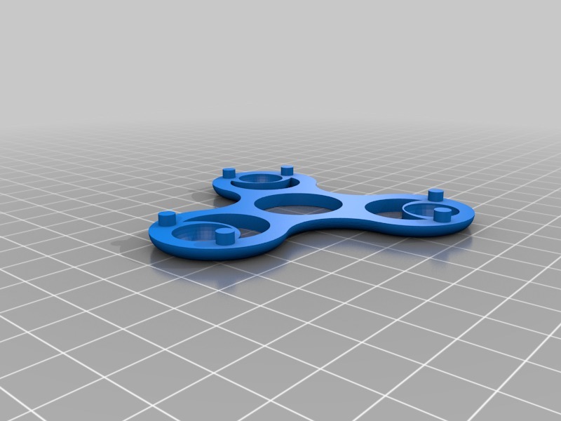 Sun Moon Fidget Spinner with 13mm SS ball bearings