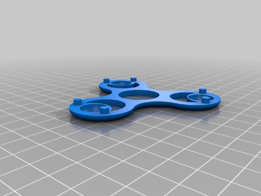 Sun Moon Fidget Spinner with 13mm SS ball bearings | 3d print model