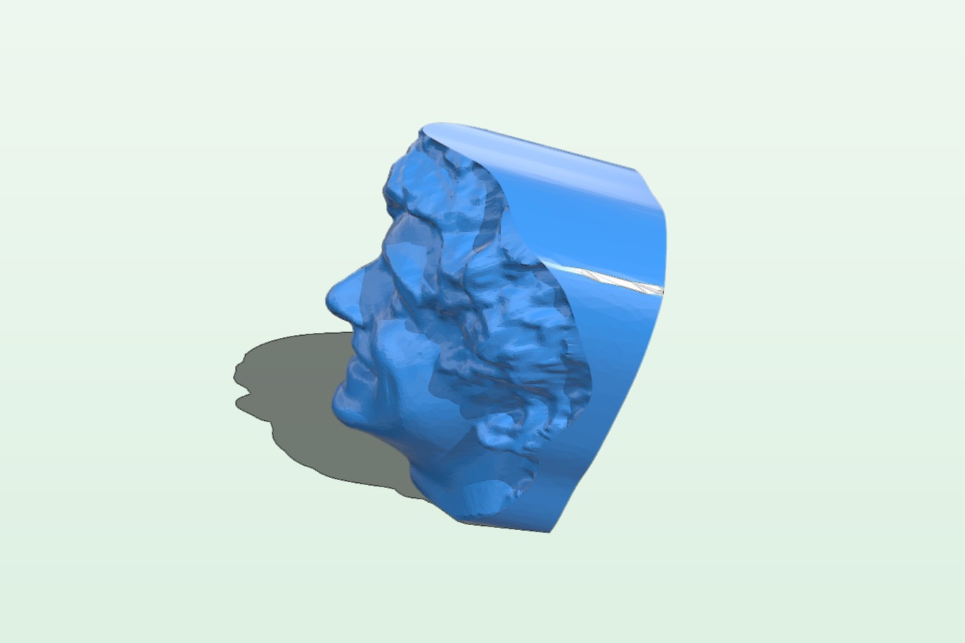 My MakerBot 3D Portrait from Jun 2, 2013