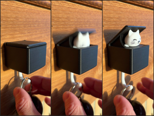 Cat key hook | 3d print model