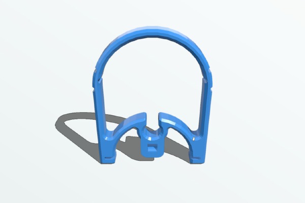 Walkera Runner 250 - Receiver _ Antenna guard ( Require a Right Angle Crimp RF Adapter ) | 3d print model