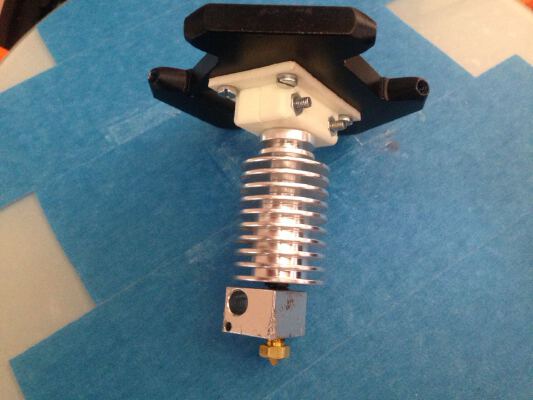 Anycubic Kossel (Linear Plus) E3D V5 bottom mount | 3d print model