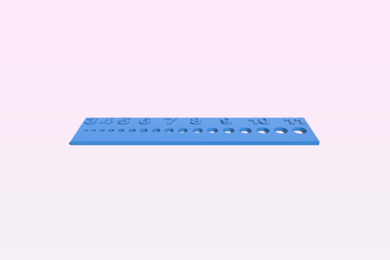 Metric Drill Gauge