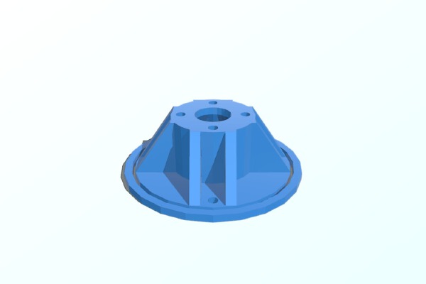 F4U Corsair Custom Motor Mount _ Adapter | 3d print model