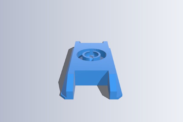 Hot Wheels Criss Cross Crash support bracket | 3d print model