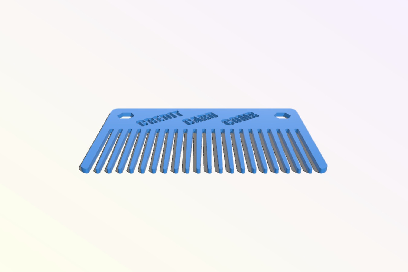 Credit Card Comb