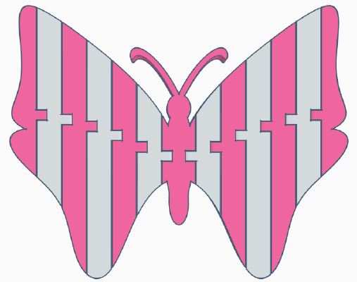 Flexi Butterfly Remix | 3d print model
