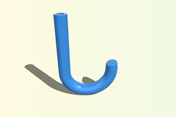 Umbrella Handle (Mango paraguas) | 3d print model