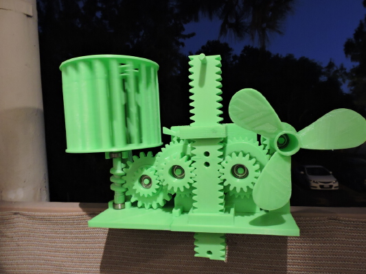Wind Energy Stored In Gravity | 3d print model