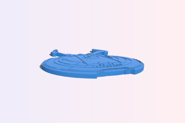 Trekkie Enterprise Wall Art | 3d print model