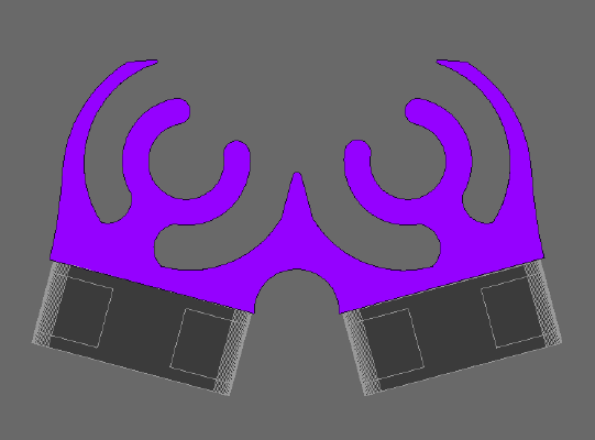 Space-efficient  Probe-Ready 25mm Dual Fan Shroud (for E3D-V6 CLONE - differs slightly in dimmensions from original) | 3d print model