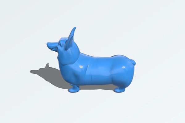 Happy corgi | 3d print model