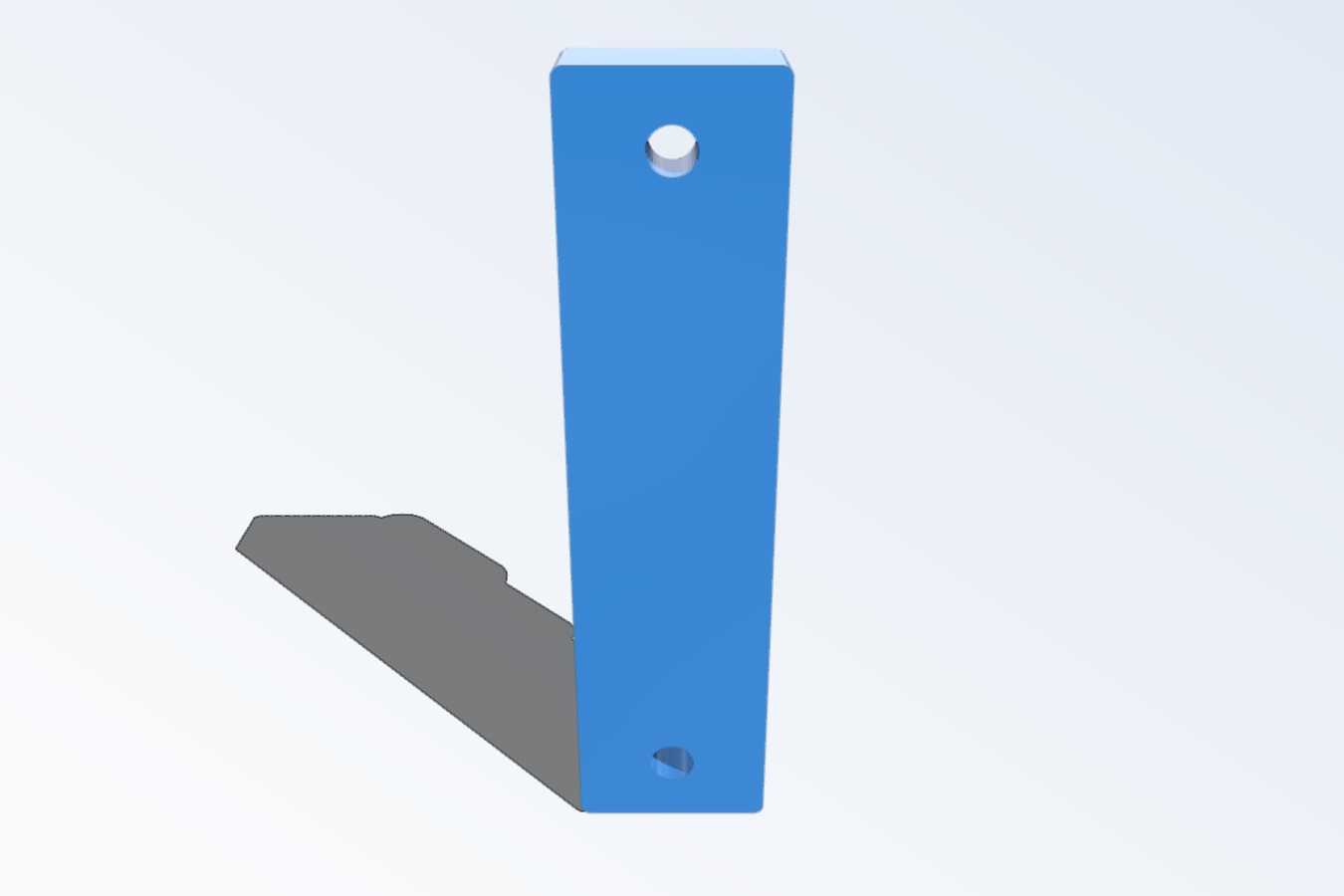 Lift-off hinge for plexiglass door on 2020 aluminium extrusion enclosure