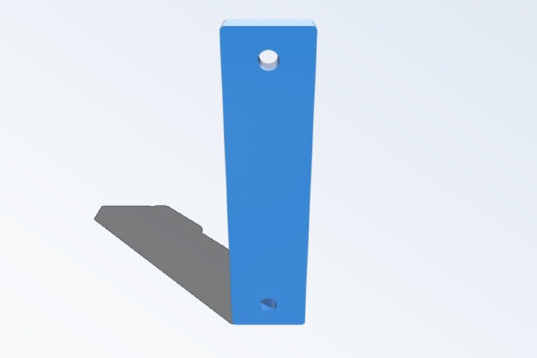 Lift-off hinge for plexiglass door on 2020 aluminium extrusion enclosure | 3d print model