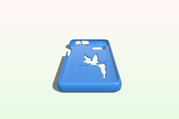 Fairphone Case #5: Fairy Cutout | 3d print model