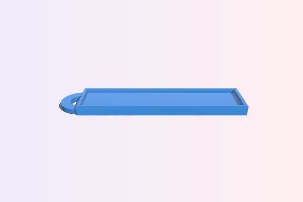 Keychain - Blank | 3d print model