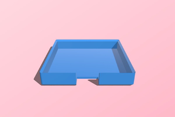 Stackable Post-it Note holder | 3d print model