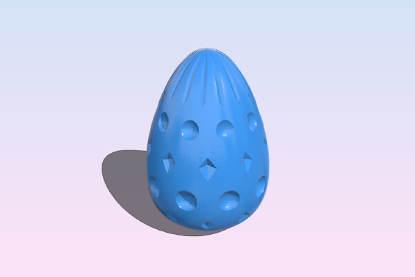 Easter egg | 3d print model