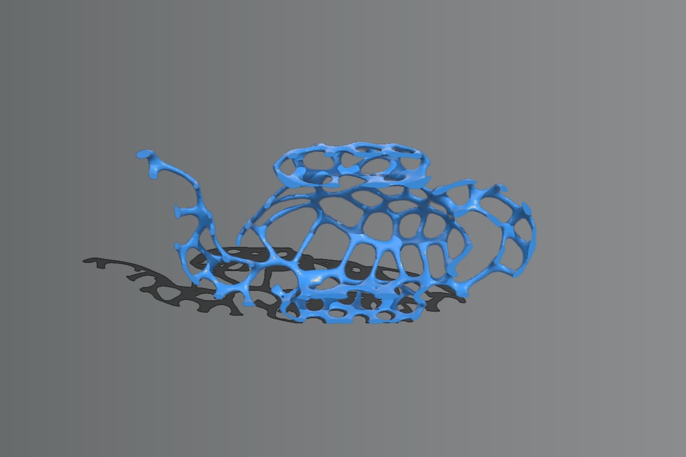 Voronoi Style Teapot